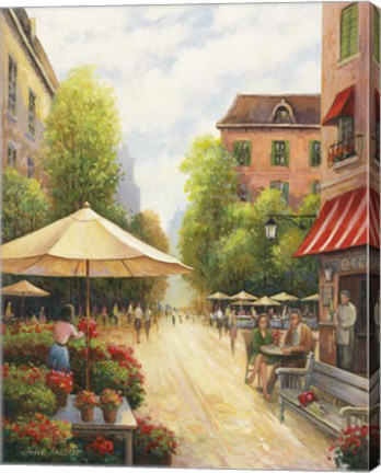Framed Street Scene Print