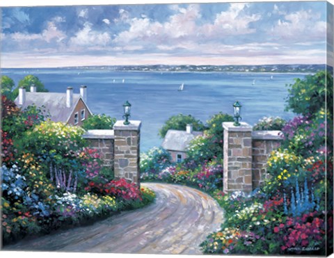 Framed Tranquility Bay Print