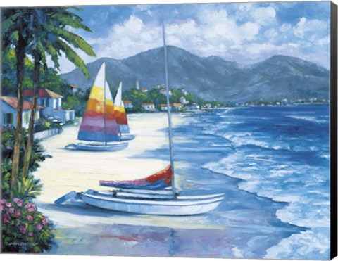 Framed Tropical Breezes Print