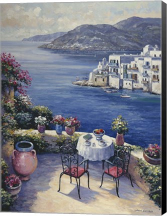 Framed Aegean Vista Print