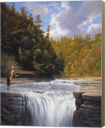 Framed Fishing Print