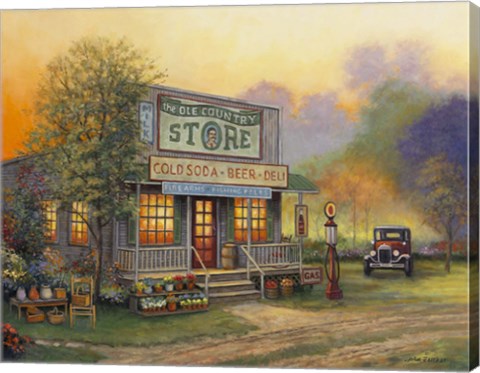 Framed Old Country Store Print