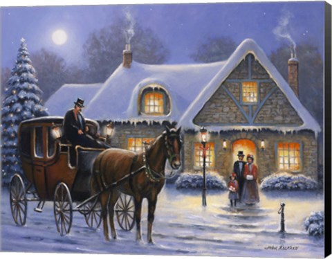 Framed Christmas Eve Print