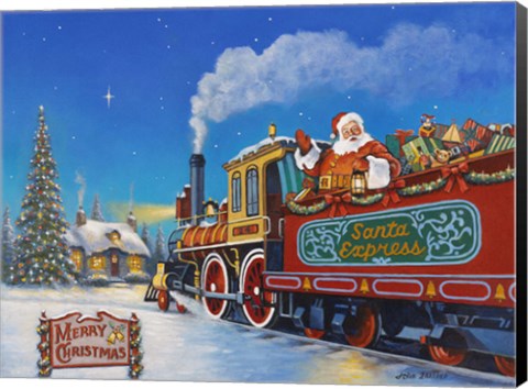 Framed Santa Express Print