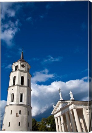 Framed Arch-Cathedral Basilica, Vilnius, Lithuania II Print