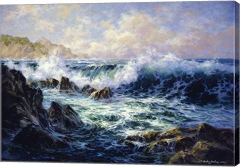 Framed Morning Surf Print