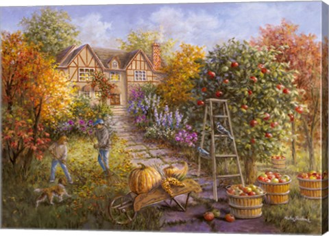 Framed Gathering Fall Print