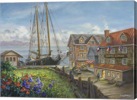 Framed Marine Supplies Print