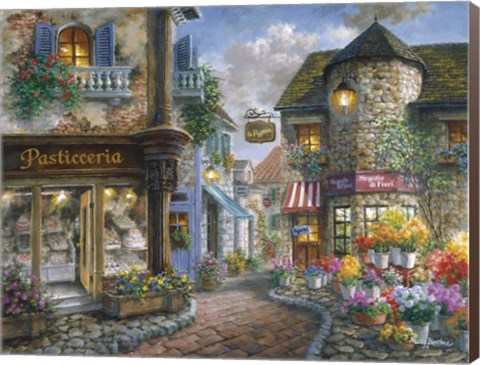 Framed Bello Piazza Print
