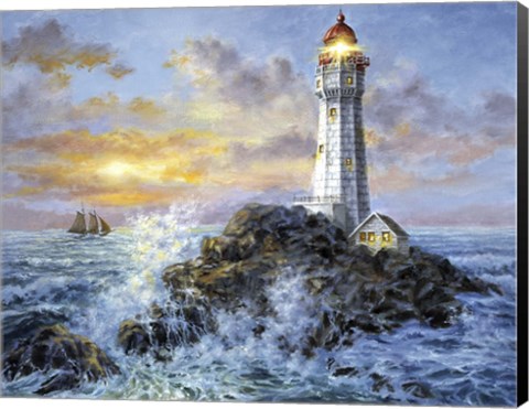 Framed Guardian In Danger&#39;s Realm Print