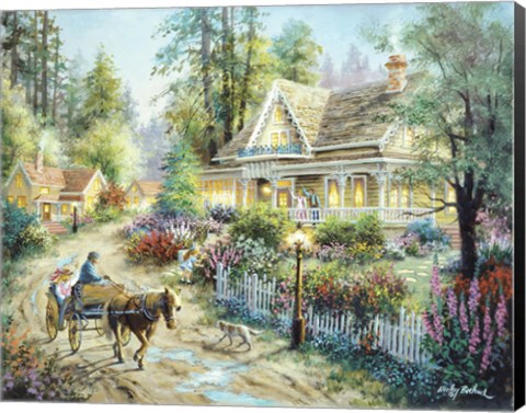 Framed Country Greeting Print