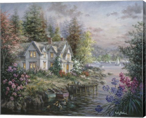 Framed Bay&#39;s Landing Print