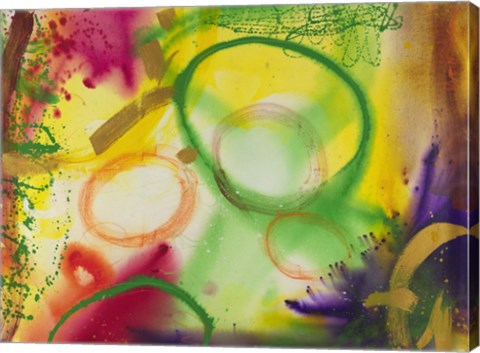 Framed Wind Chimes VI Print