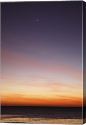 Framed Conjunction of Venus, Mercury, Jupiter and Mars Print