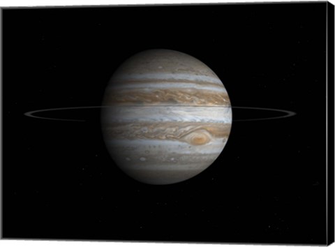 Framed Artist&#39;s Concept of the Planet Jupiter Print