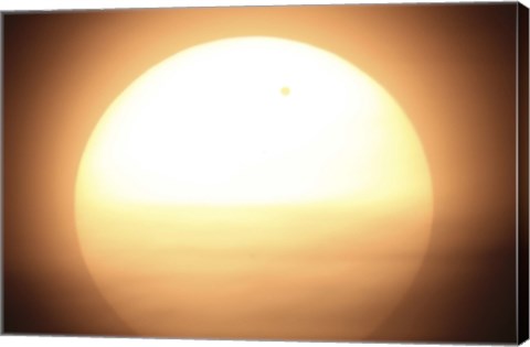 Framed Venus Transiting in front of the Sun I Print