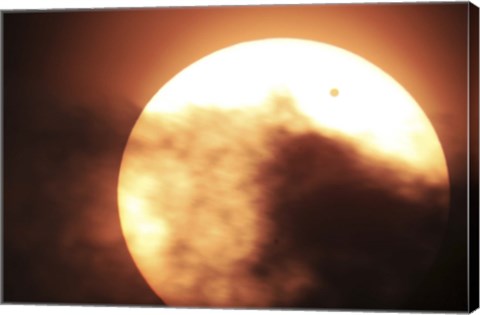 Framed Venus Transiting in front of the Sun III Print