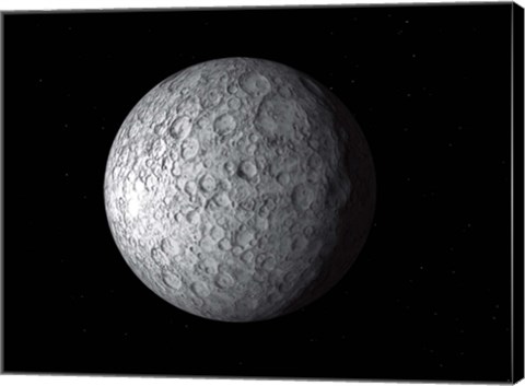 Framed Ceres, a large Asteroid Print