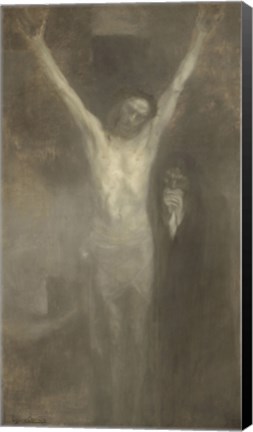 Framed Christ On The Cross, 1897 Print