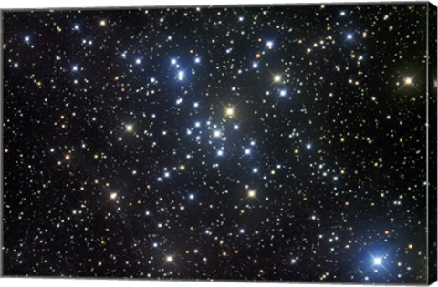 Framed M41, a bright open star cluster located in the Constellation Canis Major Print