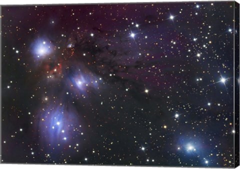Framed NGC 2170, a reflection nebula located in the Constellation Monoceros Print