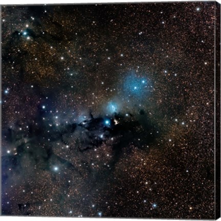 Framed VdB 123 reflection Nebula in the Constellation Serpens Print