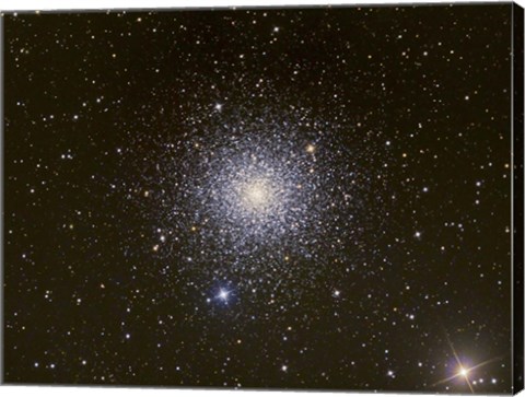 Framed Messier 3, a globular cluster in the Constellation Canes Venatici Print