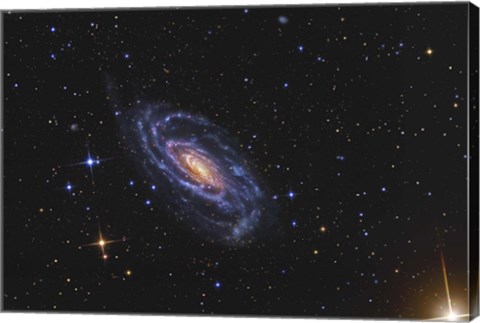 Framed NGC 5033, a spiral galaxy situated in the Constellation of Canes Venatici Print