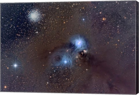 Framed Corona Australis, a Constellation in the Southern Hemisphere Print