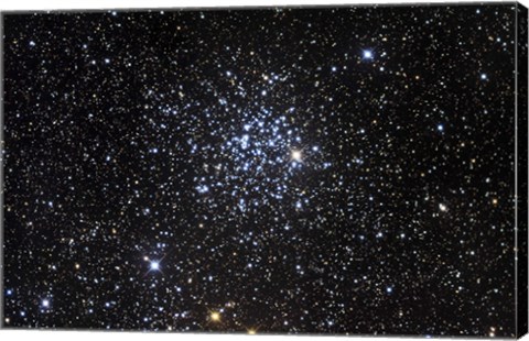Framed Messier 52, also known as NGC 7654, is an open cluster in the Cassiopeia Constellation Print