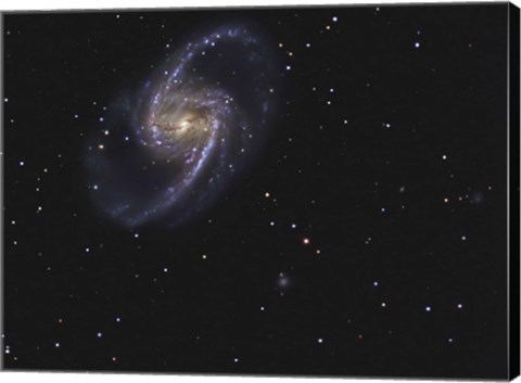 Framed NGC 1365 is a barred spiral galaxy in the Constellation Fornax Print