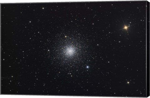 Framed Messier 3, a globular cluster in the Constellation Canes Venatici Print