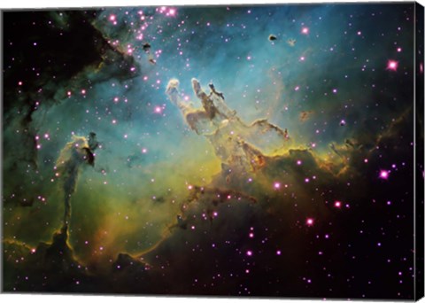 Framed M16 the Eagle Nebula Print