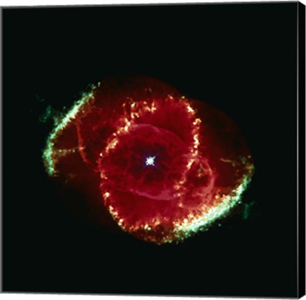 Framed Cats Eye Nebula Print