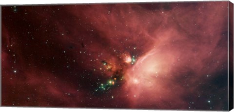 Framed Rho Ophiuchi Nebula Print