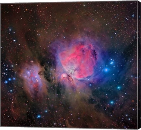 Framed Messier 42, the Orion Nebula II Print