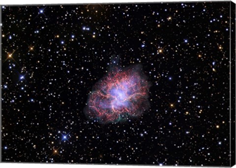 Framed Crab Nebula Print