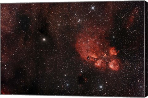 Framed Cat&#39;s Paw Nebula in Scorpius Print