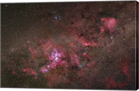Framed NGC 3372, The Eta Carinae Nebula I Print