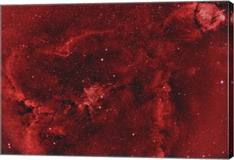 Framed IC 1805, the Heart Nebula II Print