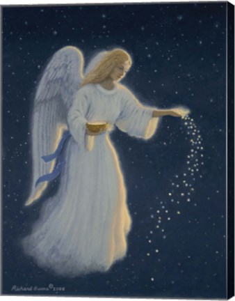 Framed Angel Of Abundance Print