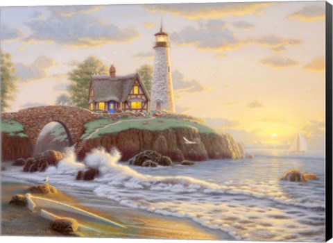 Framed Lighthouse Point Print