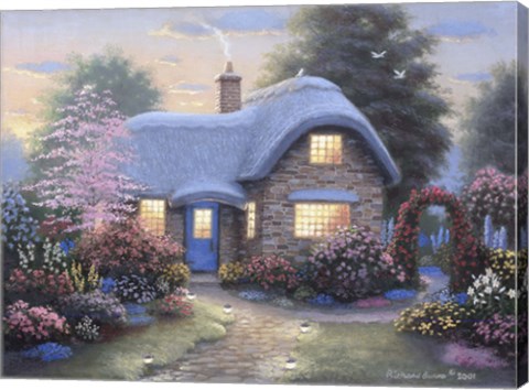 Framed Hutchinson Cottage Print