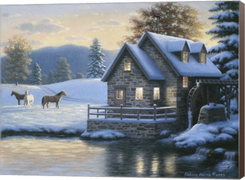 Framed Change Of Season (Mill) Print