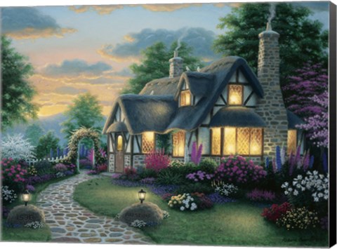 Framed Austin Cottage Print