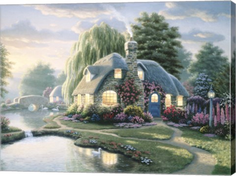 Framed Poore&#39;s Pond Print