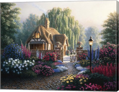 Framed Cranfield Gardens Print