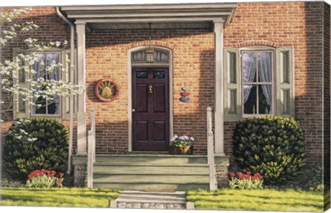 Framed Welcome Home Spring Print