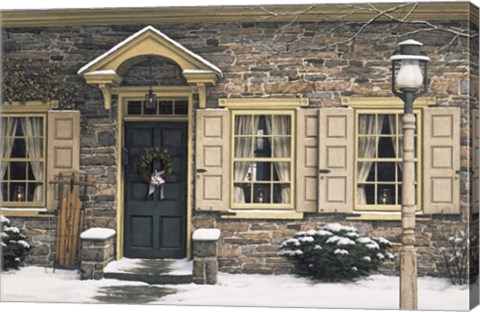 Framed Welcome Home Winter Print