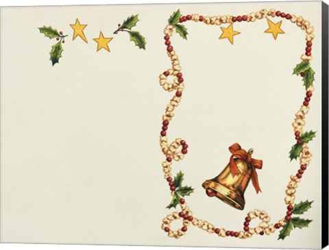 Framed Popcorn And Cranberries Print